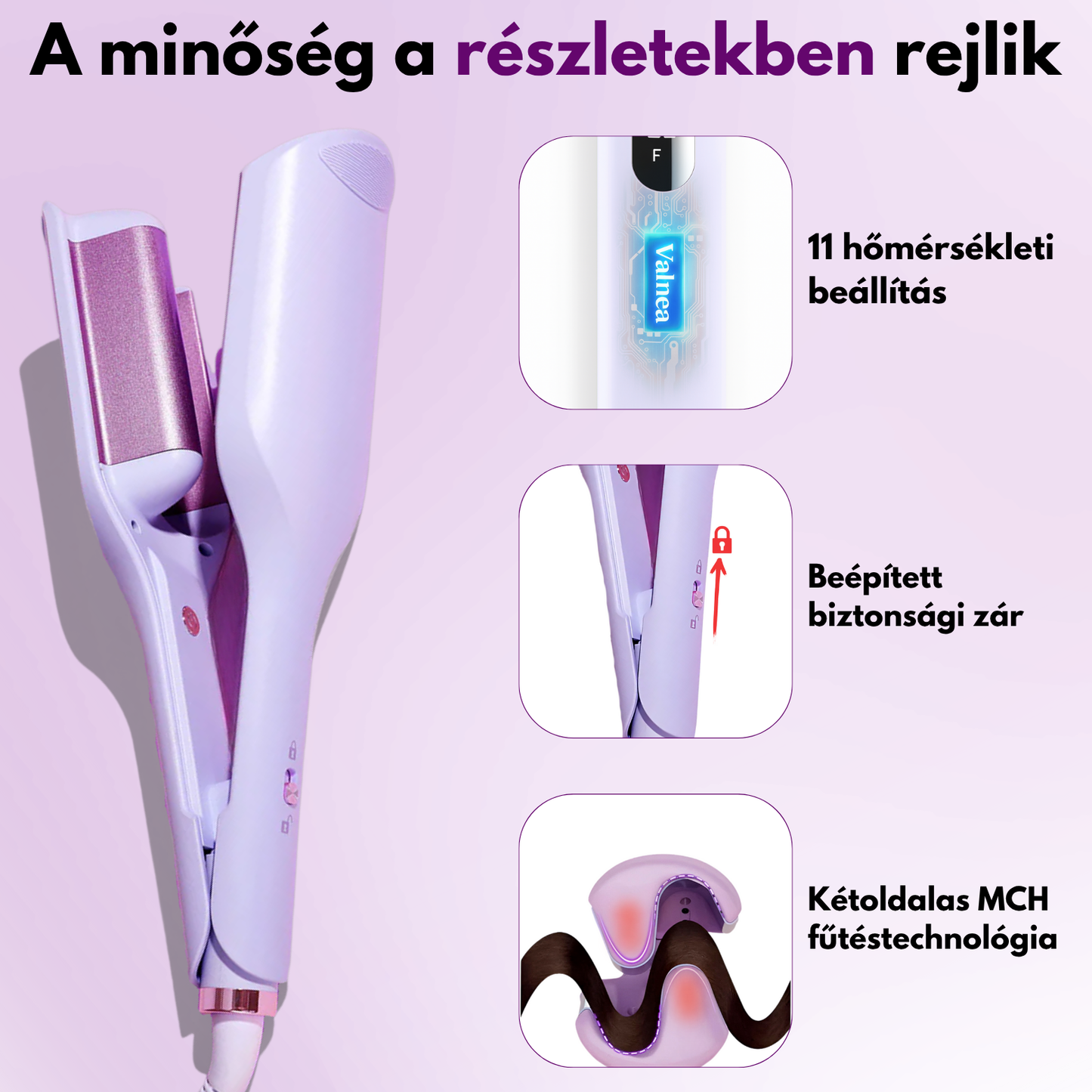 Valnea - EasyWave™ Hajgöndörítő