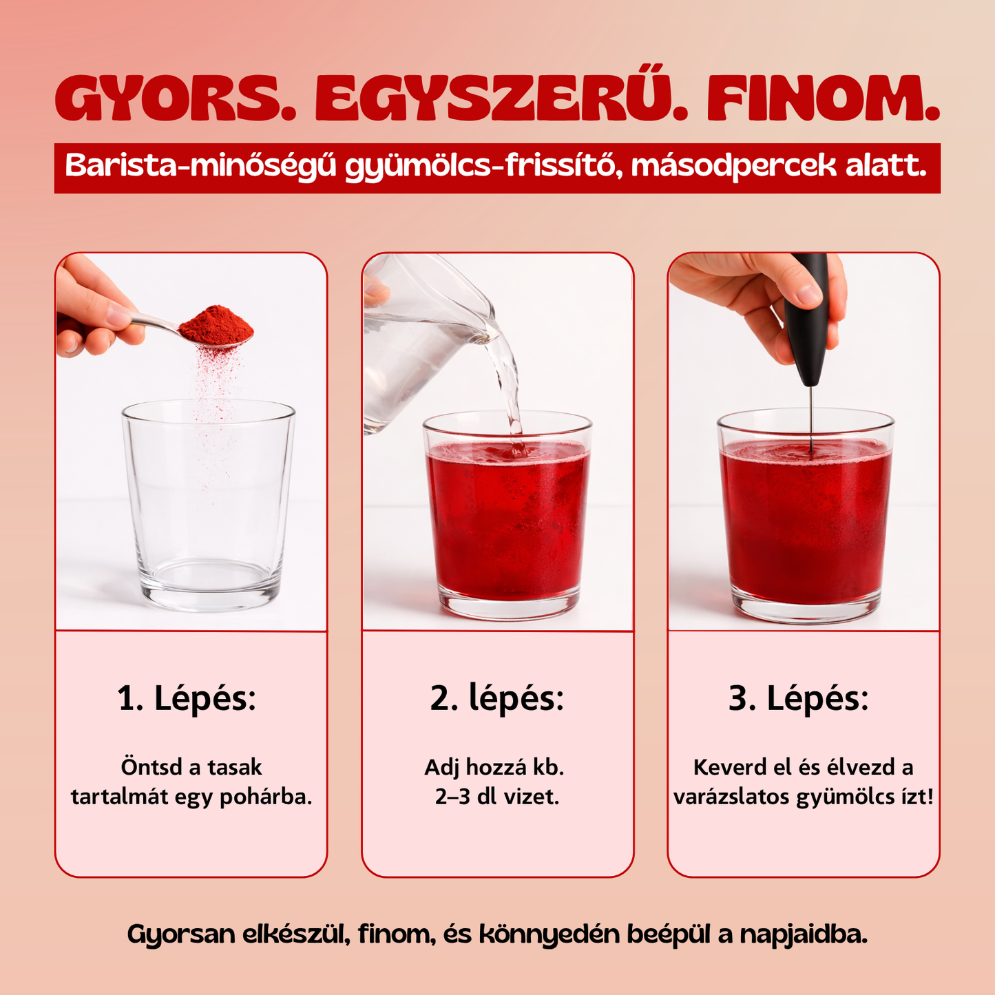 All-in-one táplálékkiegészítő Italkeverék