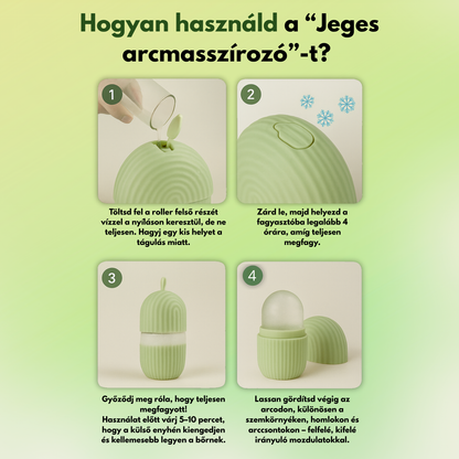 Jeges arcmasszírozó