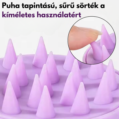 Fej és hajserkentő masszírozó kefe