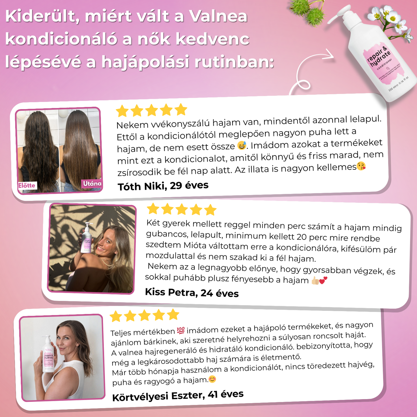 Hajregeneráló & Hidratáló kondícionáló